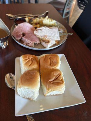 Dinner and rolls