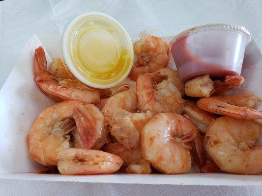 Broil shrimp