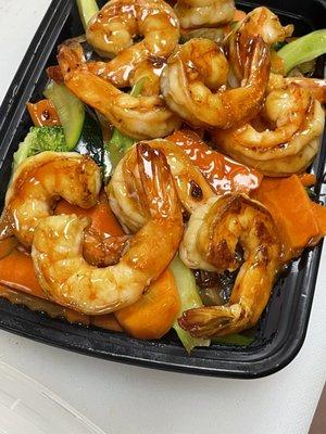 Shrimp hibachi entree to go