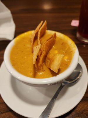 Chicken tortilla soup!