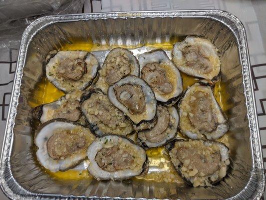 Steam oysters