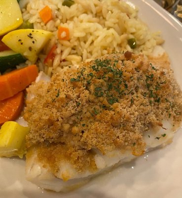 Baked stuffed Haddock