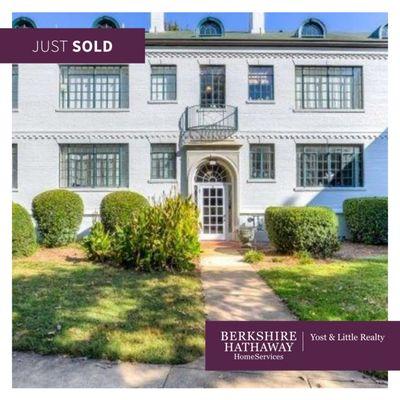 1 bedroom Condo SOLD in Greensboro!