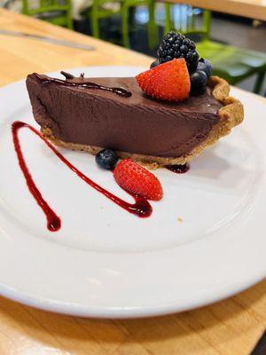 The best vegan chocolate cream pie ever!