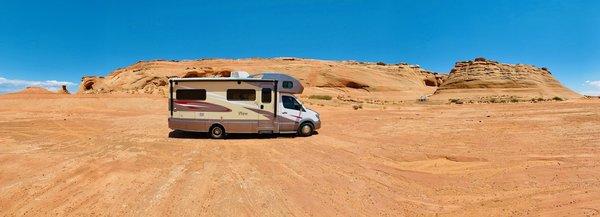 Zion National Park with Mercedes Benz (picture provided by happy renter)