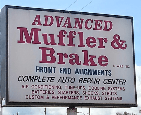 Advanced Muffler & Brake. West Palm Beach's Best Automotive Repair!