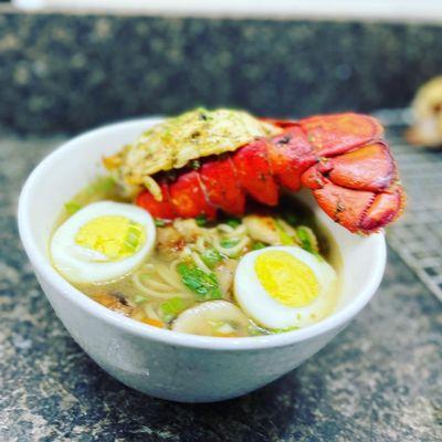 Lobster and chicken ramen