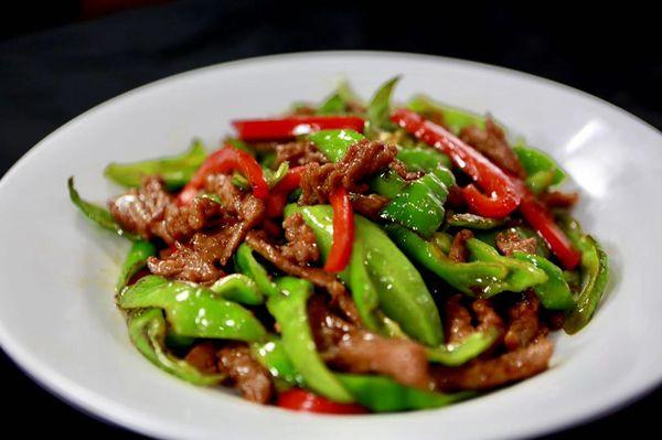 Long hot peper with beef