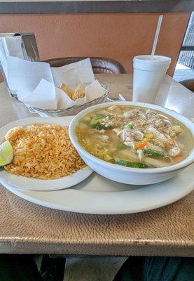 Caldo de pollo