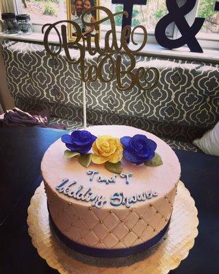 Wedding shower cake