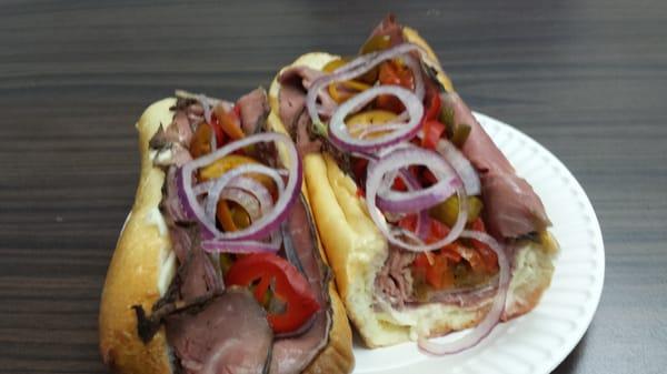 Roast beef hoagie !