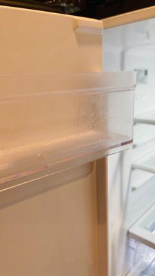 Residue and bad smell in refrigerator