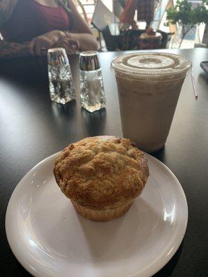 Strawberry muffin and Rocky mount maple chai