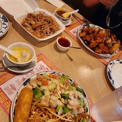 10-17-22: all the good things for an early dinner. Chicken, chicken and chicken!.