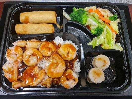 shrimp teriyaki box