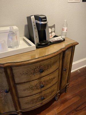 Cute coffee station in room