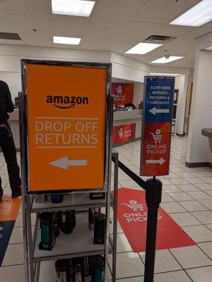 Customer service - Amazon returns drop off