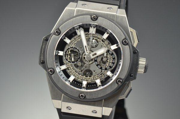 Mens Hublot King Power UNICO Chronograph Titanium 48mm Watch 701.NX.0170.RX