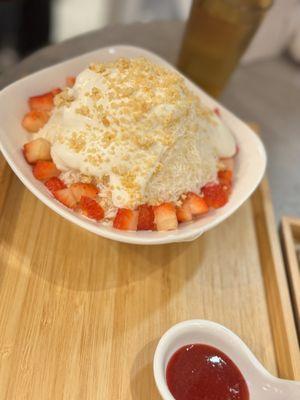 Strawberry snow