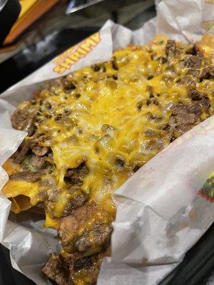 Super Nachos...plentiful and yummy!