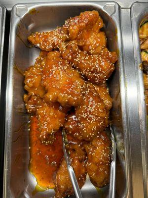 Sesame chicken wings