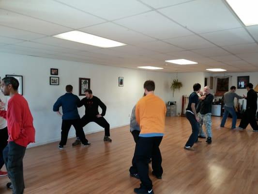 Push hands workshop, January 2015