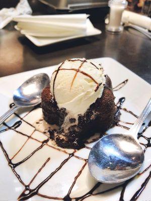 Dessert chocolate lava cake