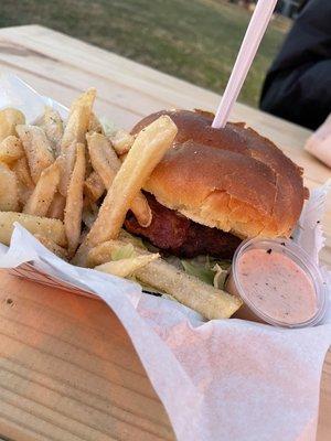 Burger with Fries