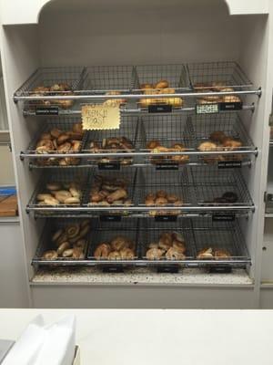 A nice array of bagels at grand bagel