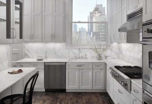 White on White kitchen