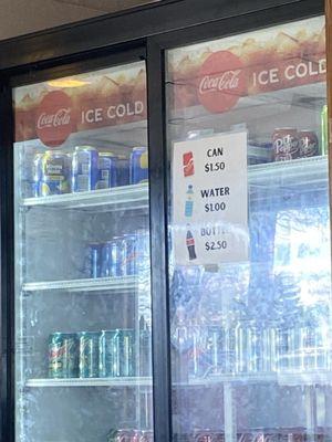 Beverages and prices