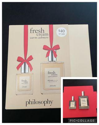 Philosophy Fresh Cream and Warm Cashmere Gift Set (from the Ulta counter) $40