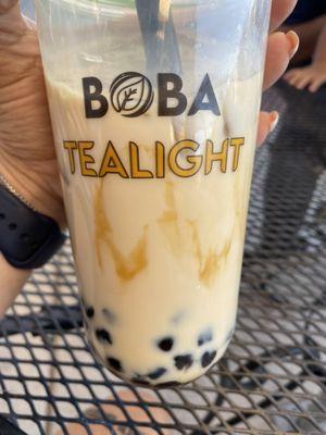 Brown Sugar Milk with boba