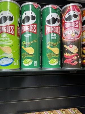 Seaweed Pringles & Crawfish Pringles