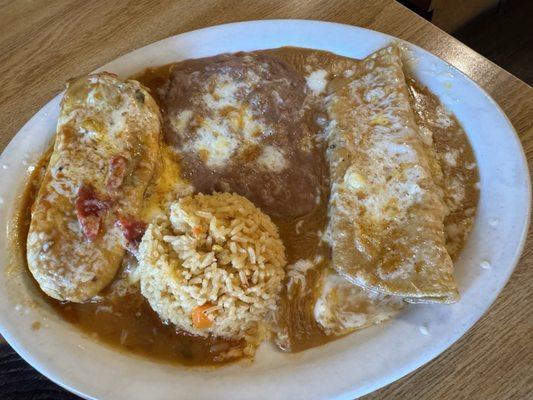 #11. Enchilada and Chile Relleno