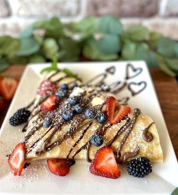 Nutella and Fruits Crepe