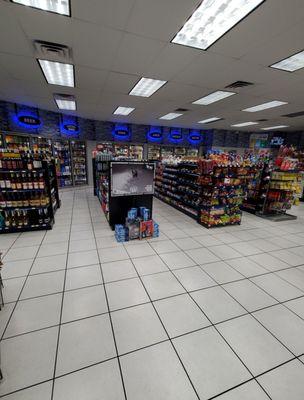 Clean, orderly and well-stocked convenience store with friendly attendants.