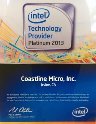 Certified partners with company's like Intel and Microsoft