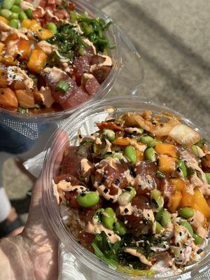 Spicy Ahi & Spicy Salmon poke