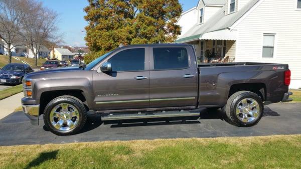 2014 Silverado LTZ Z71. The color is Tungsten