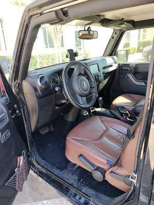 Black Jeep Interior before photo