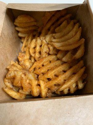 Waffle fries