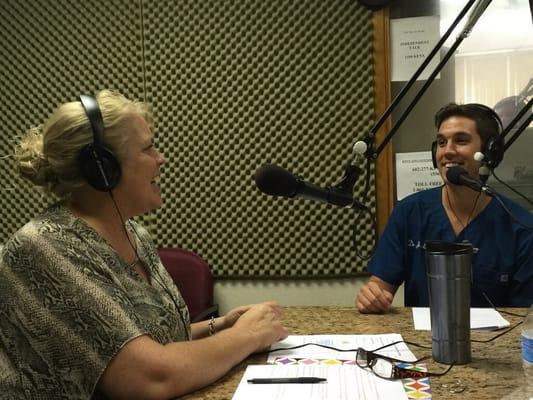 Dr. Josh on the experts lounge on  KFNX 1100 Talk Radio explaining about the importance of chiropractic care