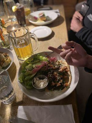 Tiny's Falafel Platter (V)