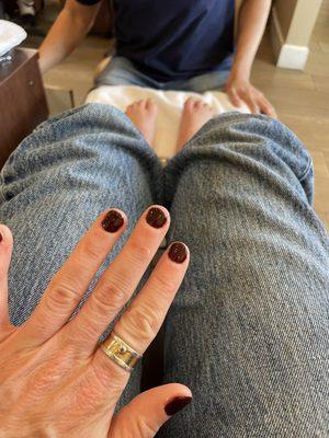 Witchy gel polish color called "Fudgesicle." Love it!