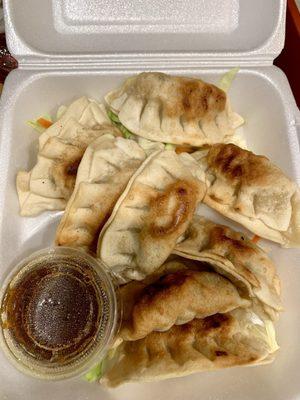 8 Piece Pan Fried Pot Stickers