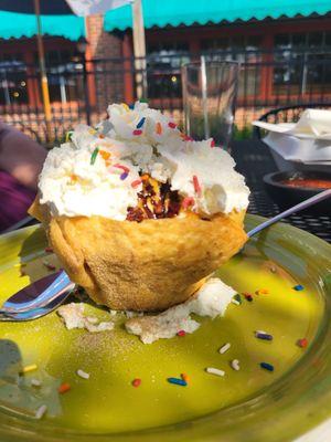 Fried ice cream that wasn't fried