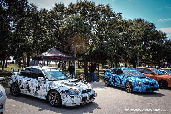 Circuit Motorsports Booth at Subaru Mega Meet 2014