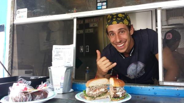 Amazing grub, great guy...mark this place down as the lunch stop when you pass by Kilauea. Lamb burger is ONO.