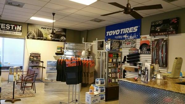 Come visit our Automotive Accessory Showroom!